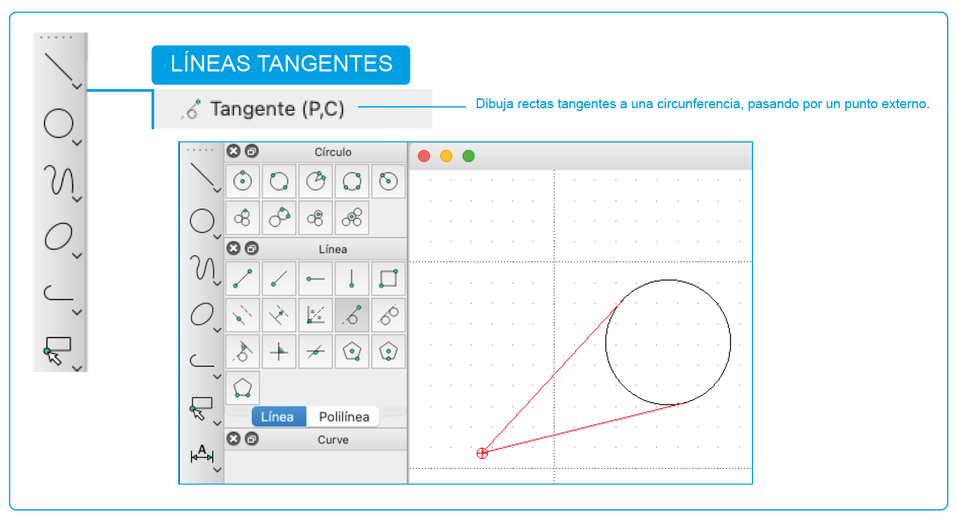 Rectas tangentes a circunferencia